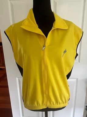 Specialized cycling/running vest neon Yellow high visibility lightweight women M